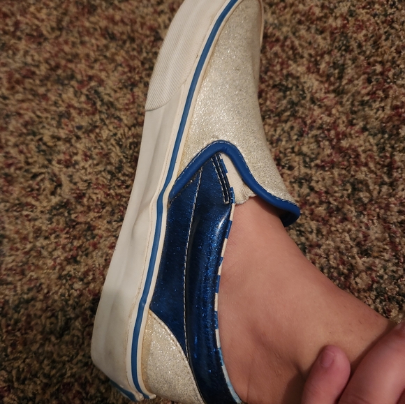 Vans silver and blue shoes - Picture 6 of 6